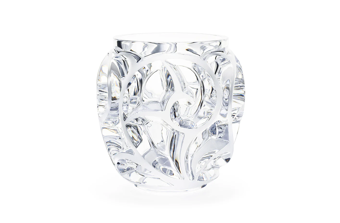 Tourbillons Grand Vase Clear Crystal Lalique