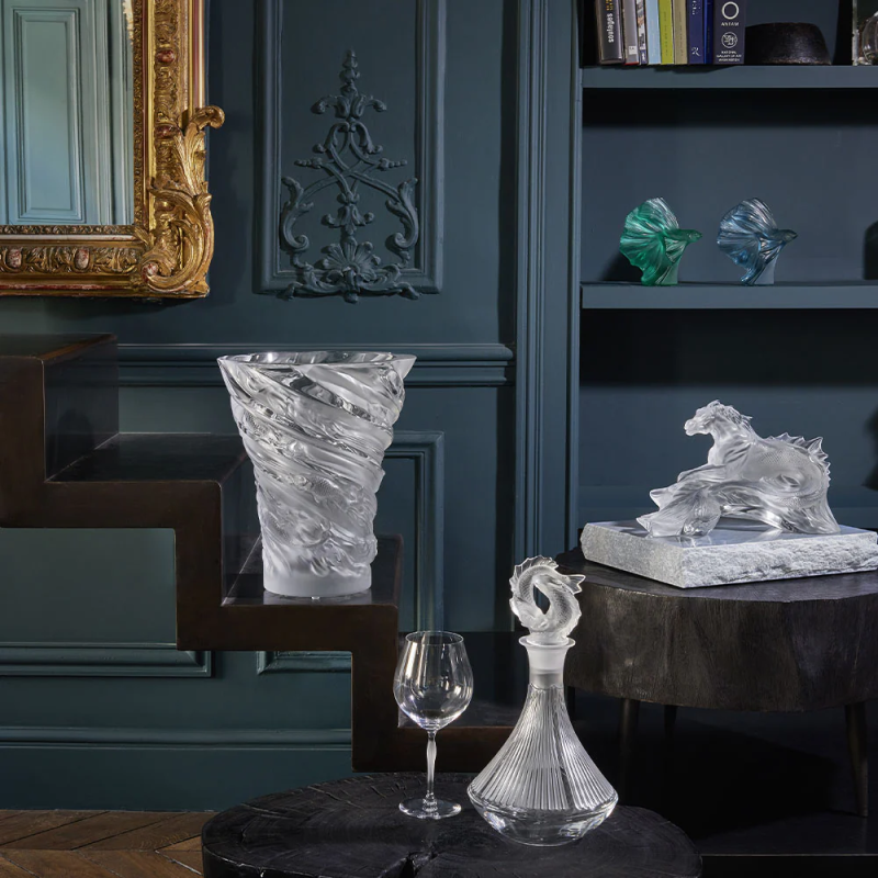 Carpes Koi Vase Lalique