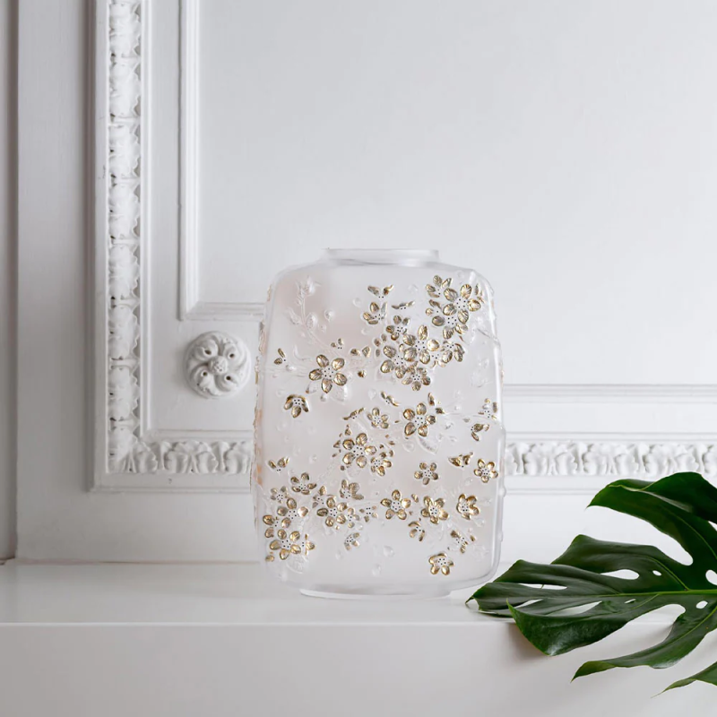 Fleurs De Cerisier Vase Lalique