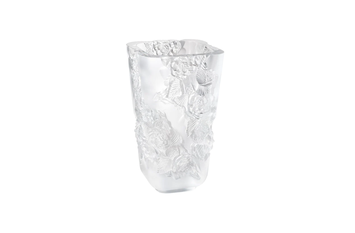 Pivoines Large Vase Lalique