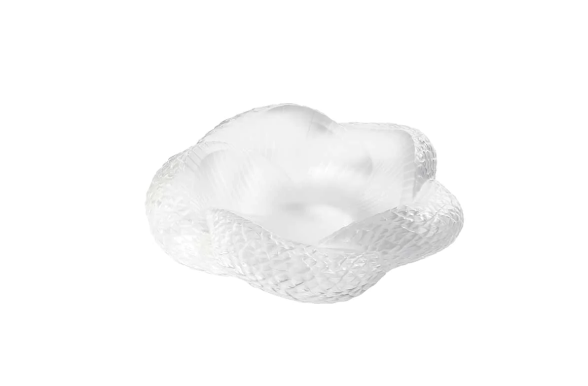 Serpent Bowl Clear Crystal Lalique