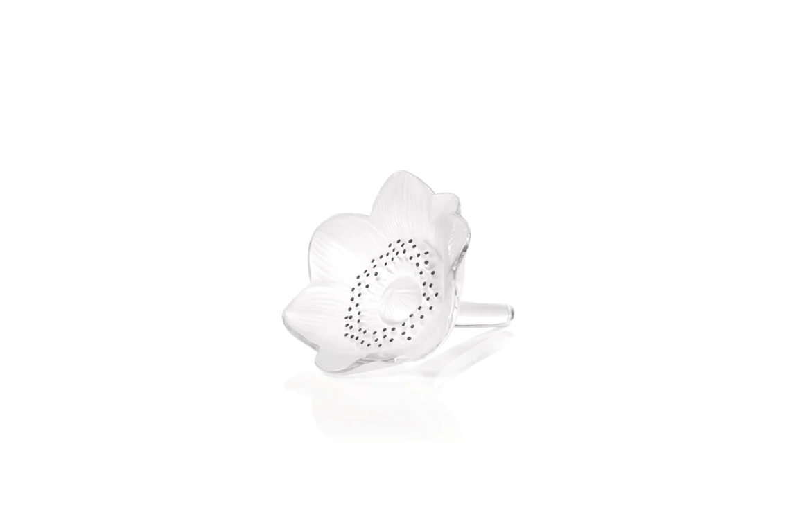 Anemone Sculpture Clear Crystal Lalique