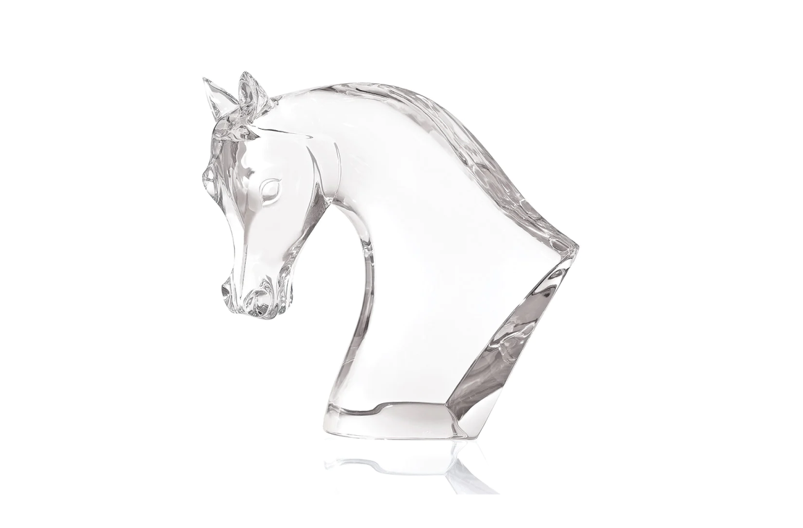 Horse's Head Sculpture Lalique