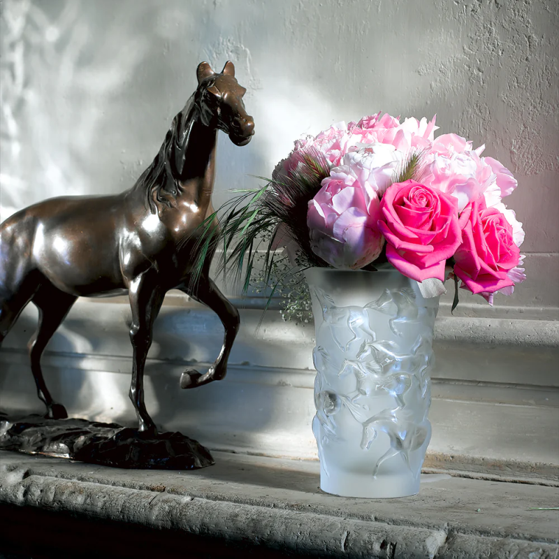 Mustang Vase Lalique
