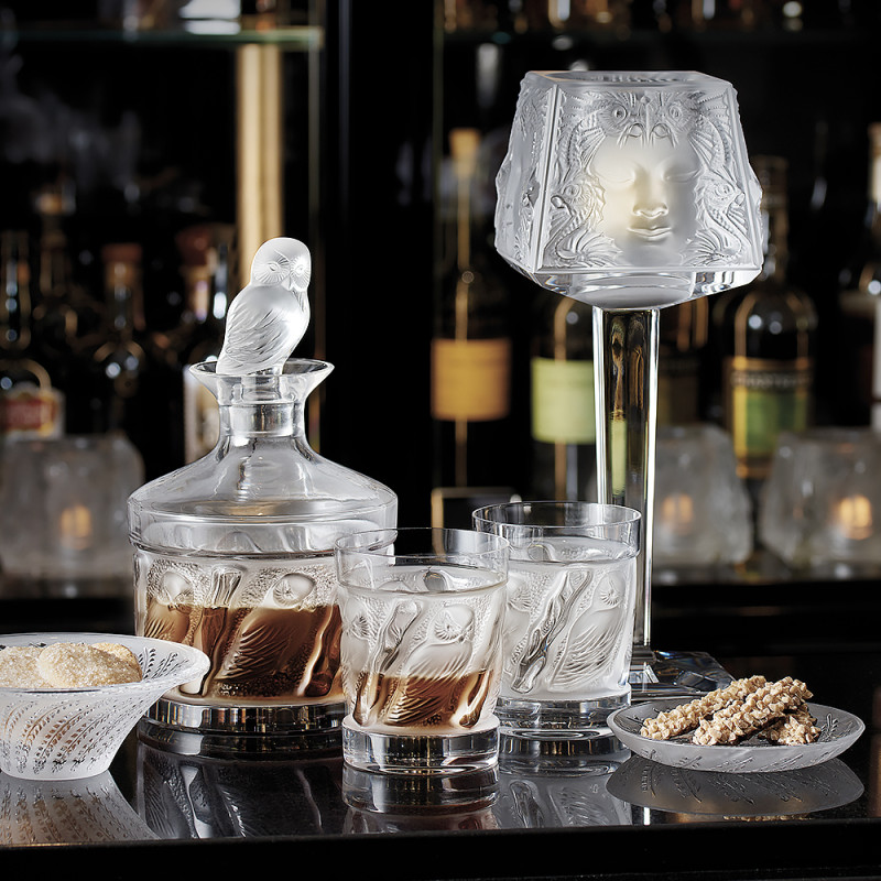 Owl Cordial Tumbler Lalique