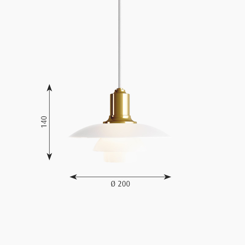 PH 2/1 Pendant Louis Poulsen