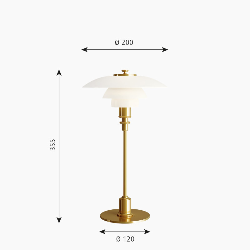 PH 2/1 Table Louis Poulsen