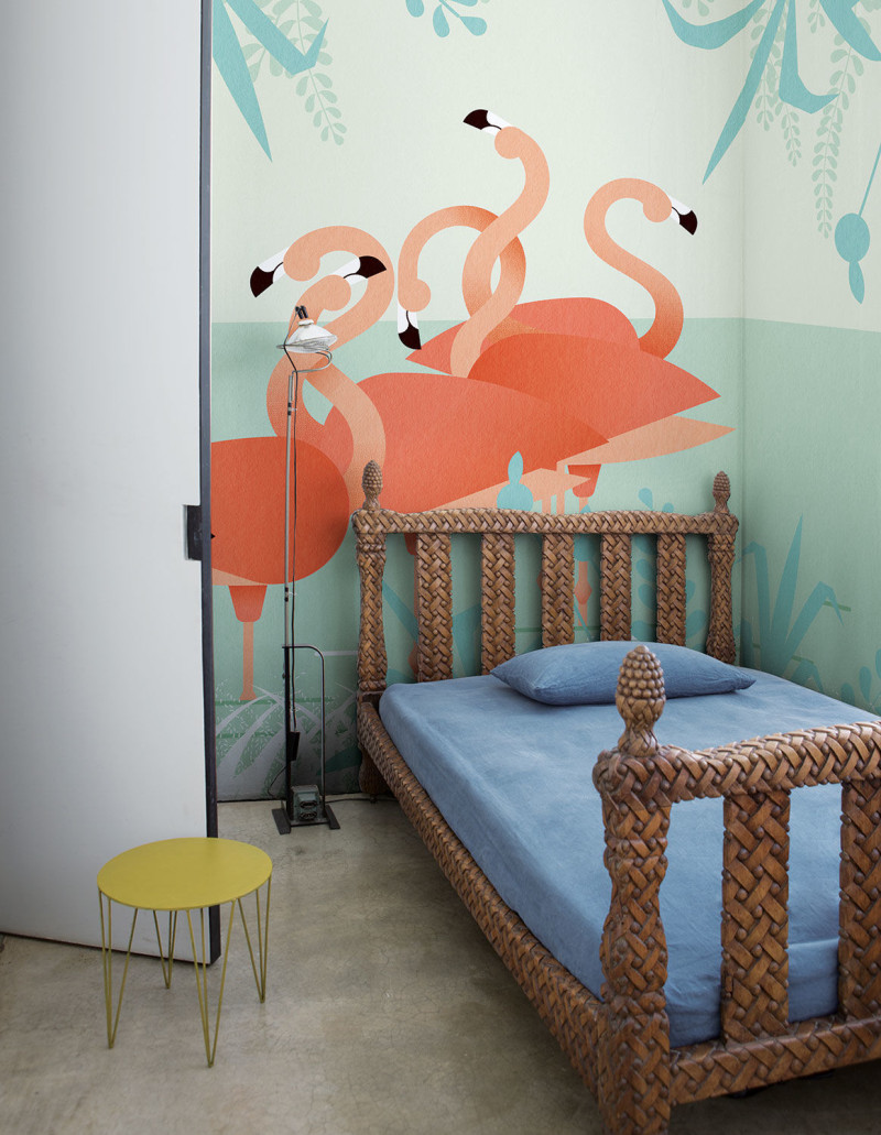 Flamingos Londonart
