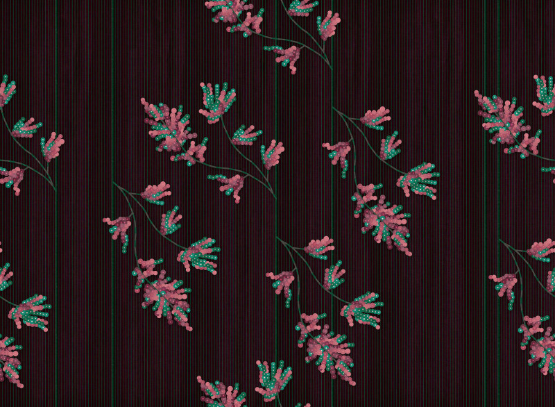 Broderet Londonart