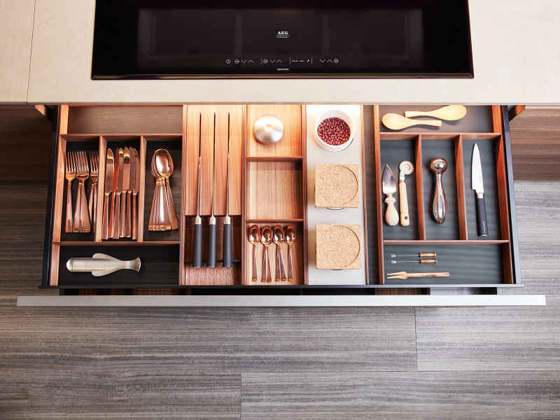 Walnut Drawers Accessories Molteni&C
