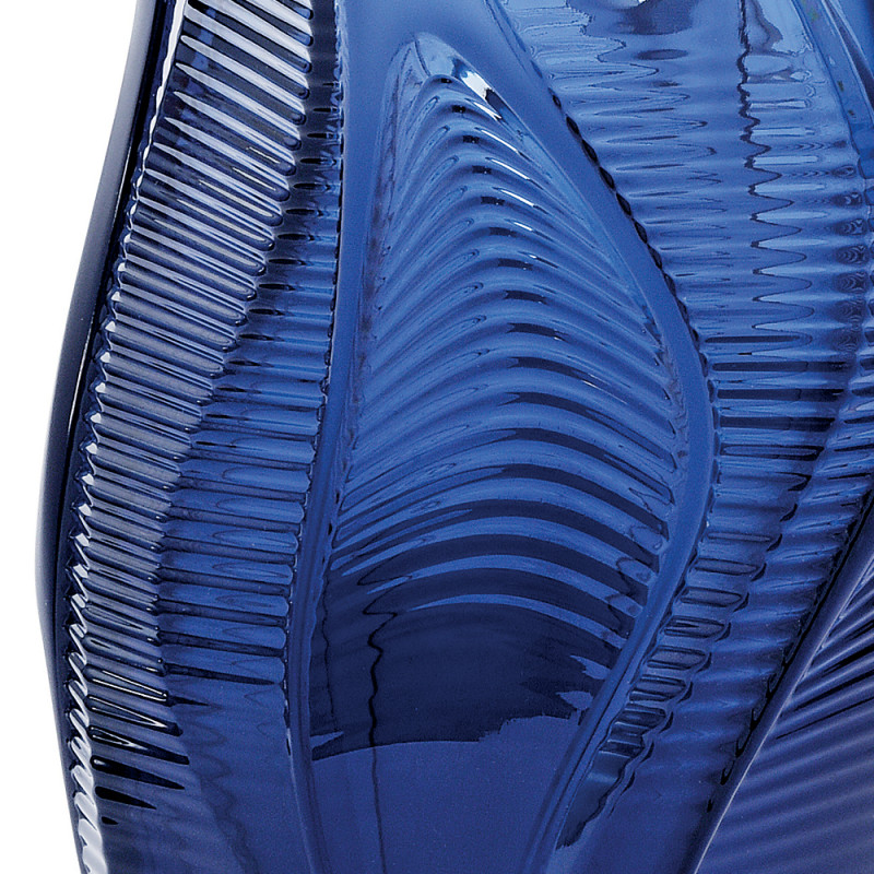 Manifesto Vase Midnight Blue Crystal Lalique & Zaha Hadid