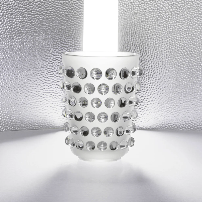 Mossi Vase Clear Crystal Lalique