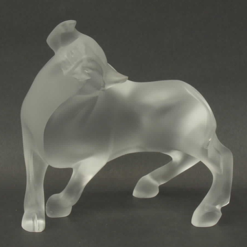 Vuelta Bull Sculpture Lalique