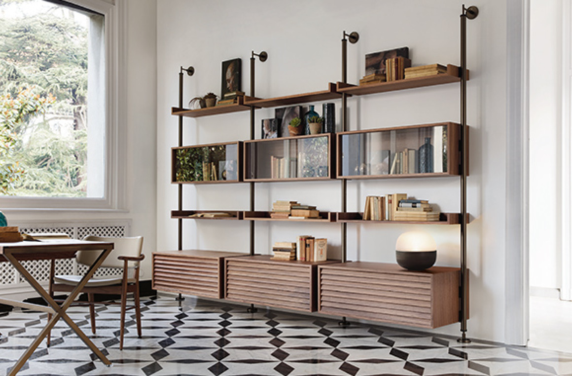 Библиотеки | Книжные стеллажи Porada