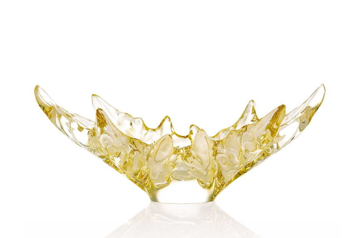 Champs-Élysées Bowl Gold Luster Crystal Lalique