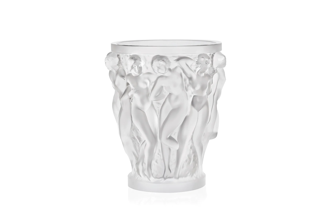 Bacchantes Grand Vase Clear Crystal Lalique