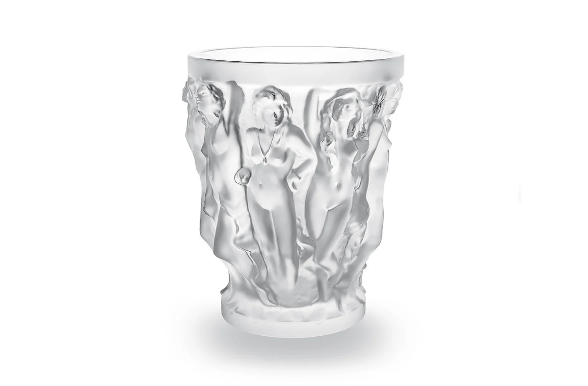 Sirénes Vase Clear Crystal Lalique & Terry Rodgers