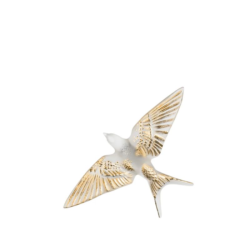 Swallow Wings Down Wall Sculpture Lalique