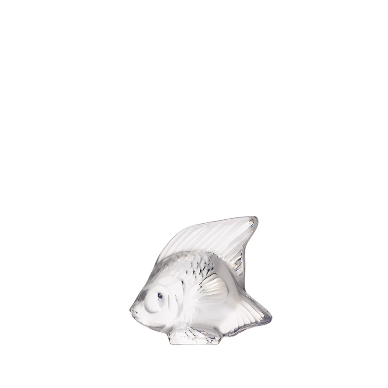 Fish Sulpture Clear Crystal Lalique