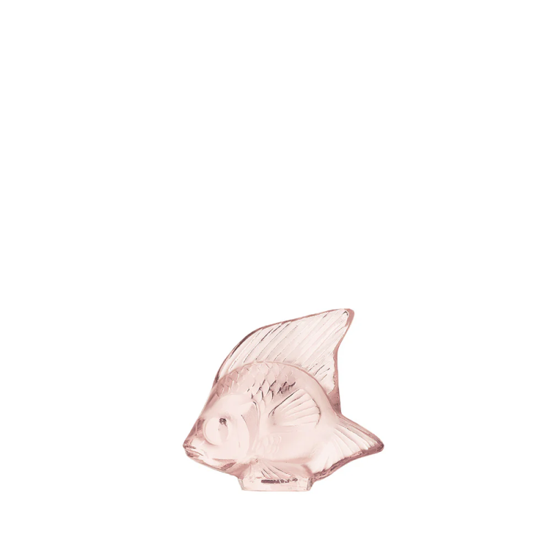 Fish Sulpture Pink Crystal Lalique