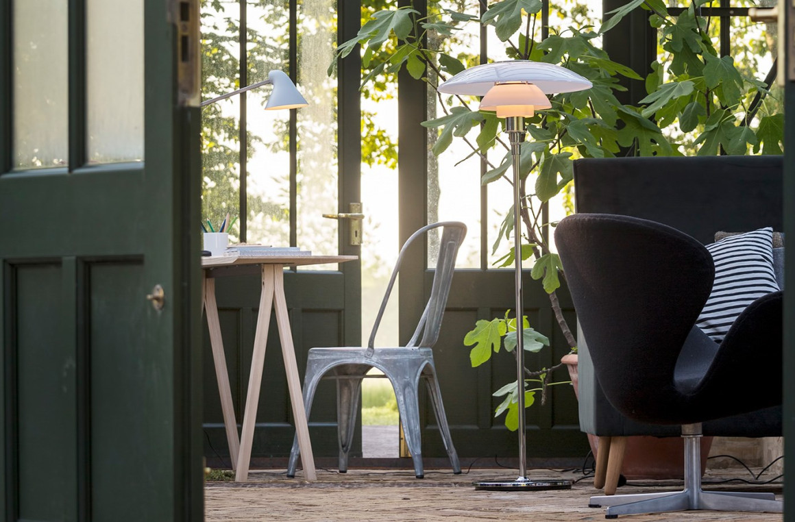 PH 4½-3½ Glass Floor Louis Poulsen