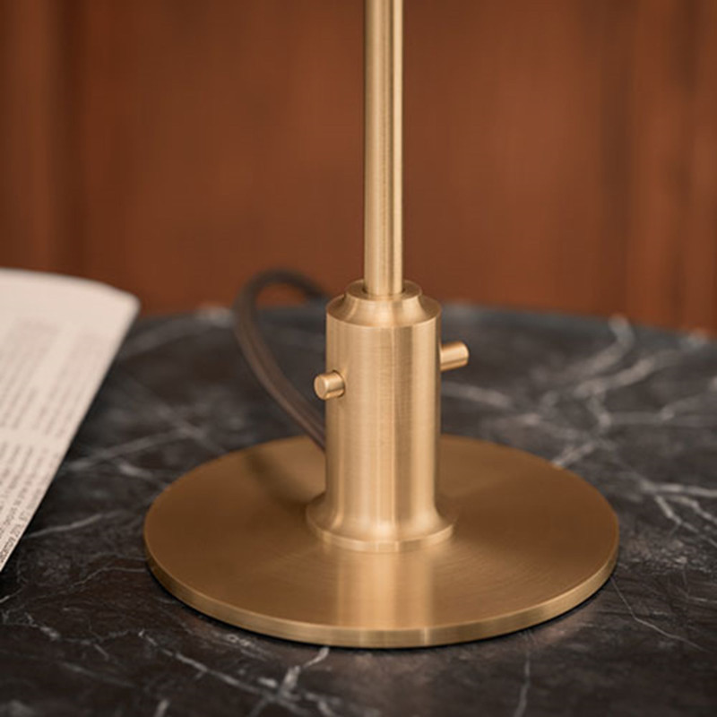 PH 2/1 Amber Coloured Glass Table Louis Poulsen