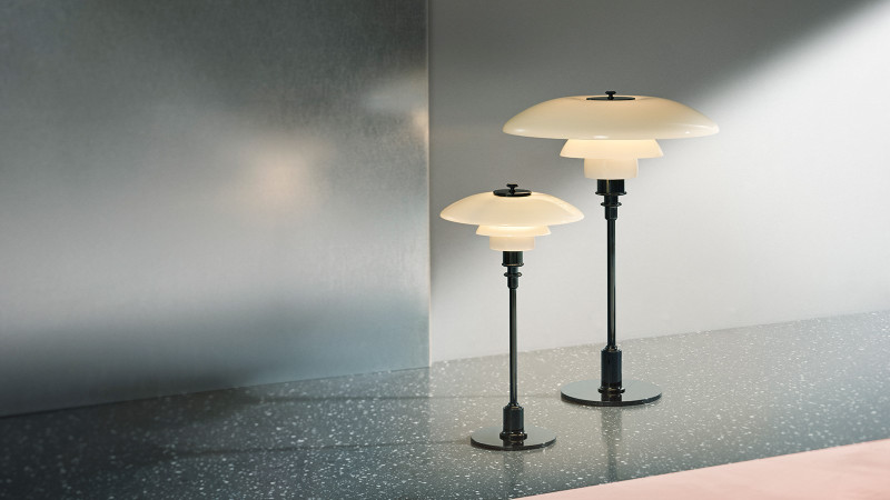PH 3½-2½ Glass Table Louis Poulsen