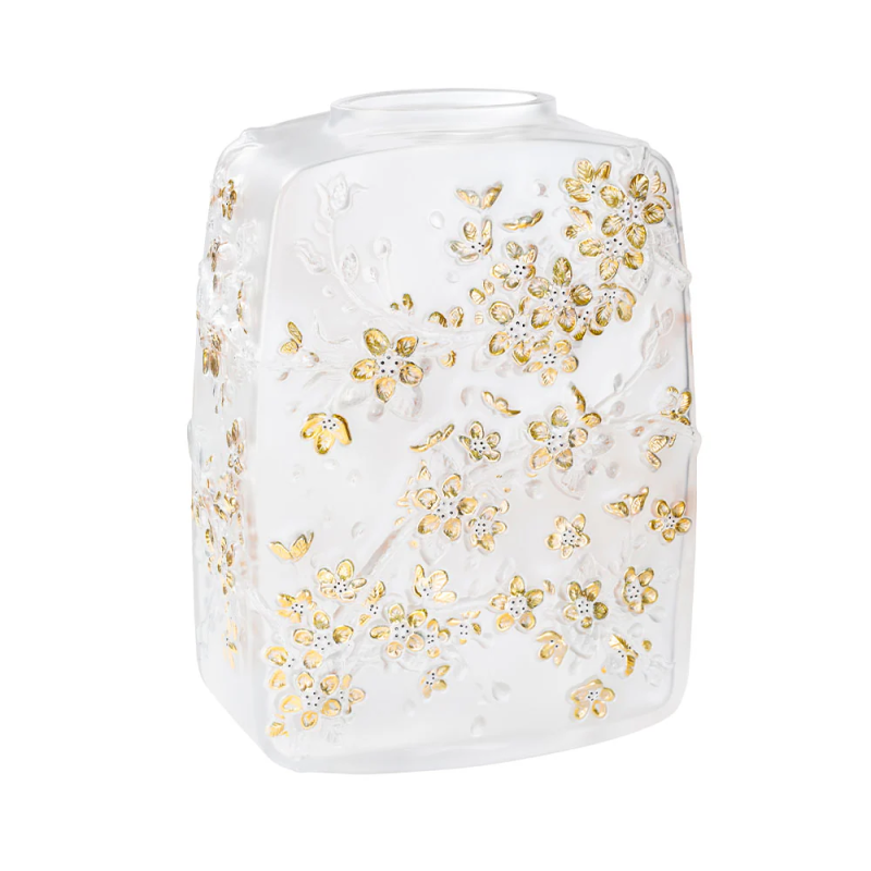 Fleurs De Cerisier Vase Lalique