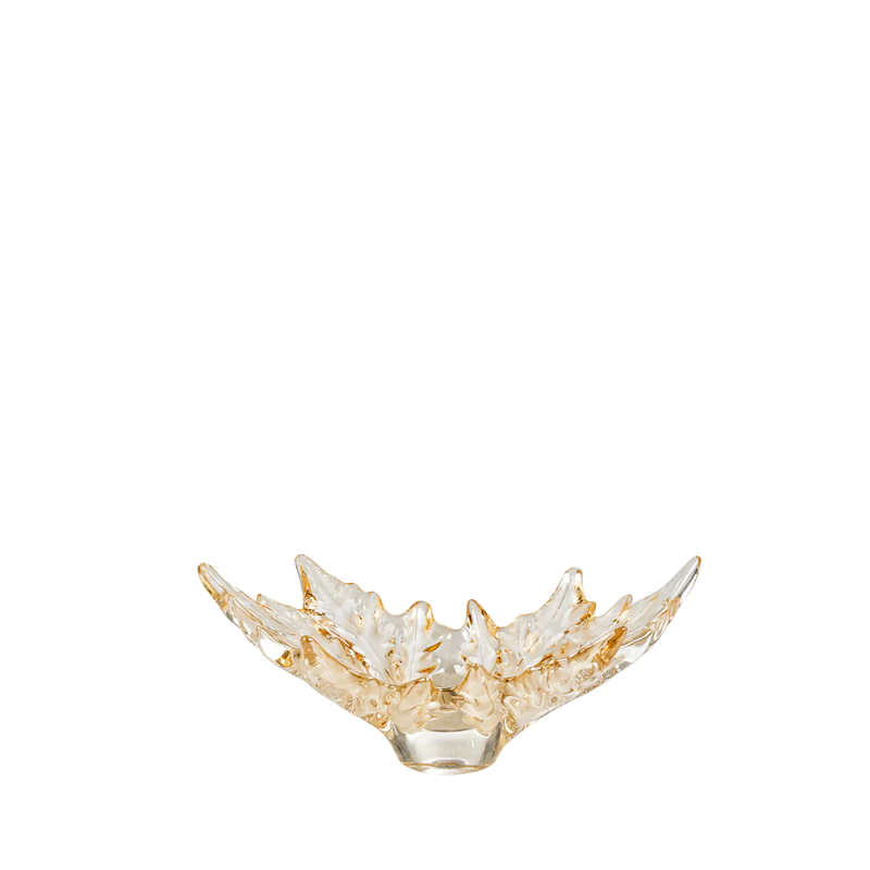 Champs-Élysées Small Bowl Gold Luster Crystal Lalique